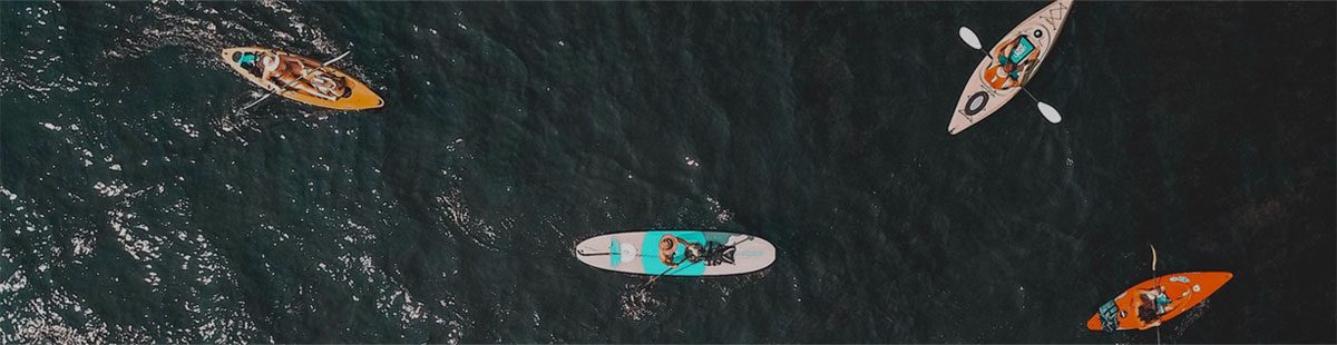 Aerial View of Surfing